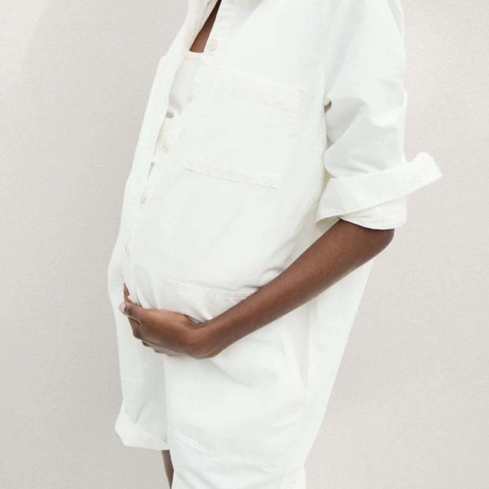 HATCH collection maternity utility romper, size medium